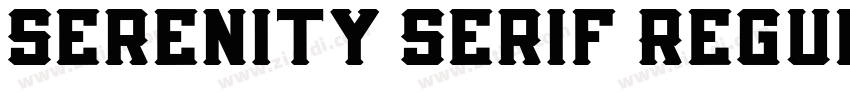 Serenity Serif Regul字体转换